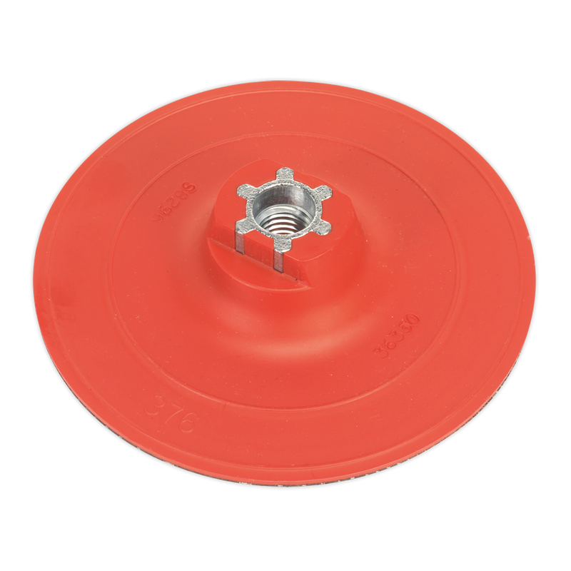 Sealey PTCBPV3 120mm Hook-and-Loop Backing Pad M14 x 2mm