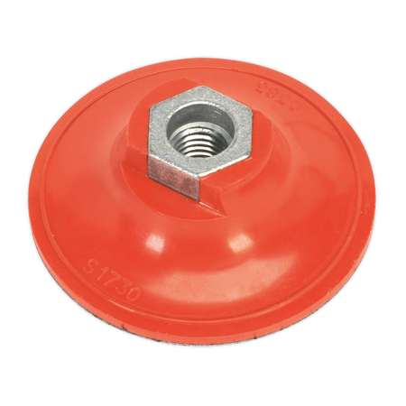 Sealey PTCBPV4 75mm Hook-and-Loop Backing Pad M14