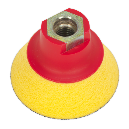 Sealey PTCBPV4S 75mm Ultra-Soft Hook-and-Loop Backing Pad M14 x 2mm
