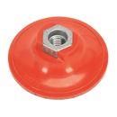 Sealey PTCBPV4 75mm Hook-and-Loop Backing Pad M14