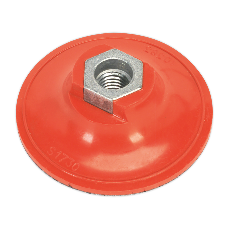 Sealey PTCBPV4 75mm Hook-and-Loop Backing Pad M14