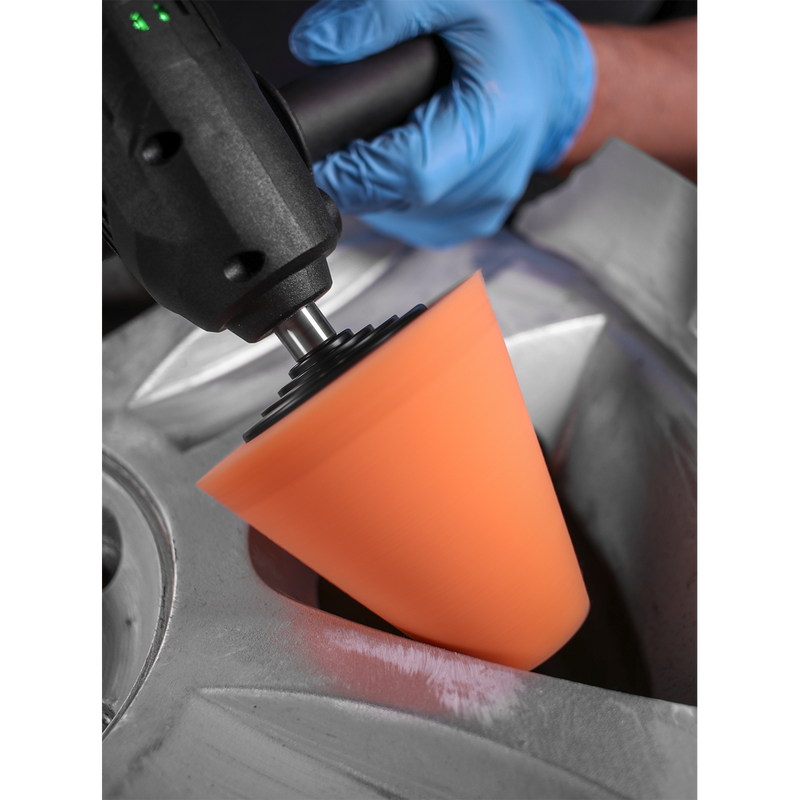 Sealey PTCCHC85O Buffing & Polishing Foam Cone - Orange/Firm