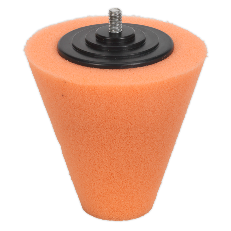 Sealey PTCCHC85O Buffing & Polishing Foam Cone - Orange/Firm
