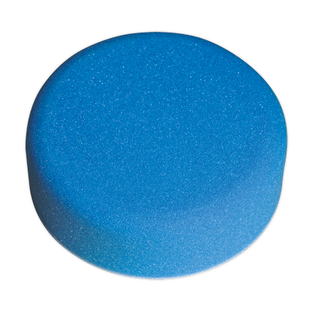 Sealey PTCCHV150B 150 x 50mm Hook-and-Loop Buffing & Polishing Foam Head Blue/Medium