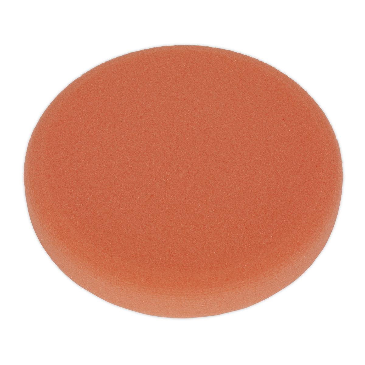 Sealey PTCCHV150O 150 x 25mm Hook-and-Loop Buffing & Polishing Foam Head - Orange/Firm