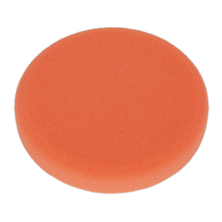 Sealey PTCCHV150O 150 x 25mm Hook-and-Loop Buffing & Polishing Foam Head - Orange/Firm