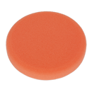 Sealey PTCCHV150O 150 x 25mm Hook-and-Loop Buffing & Polishing Foam Head - Orange/Firm