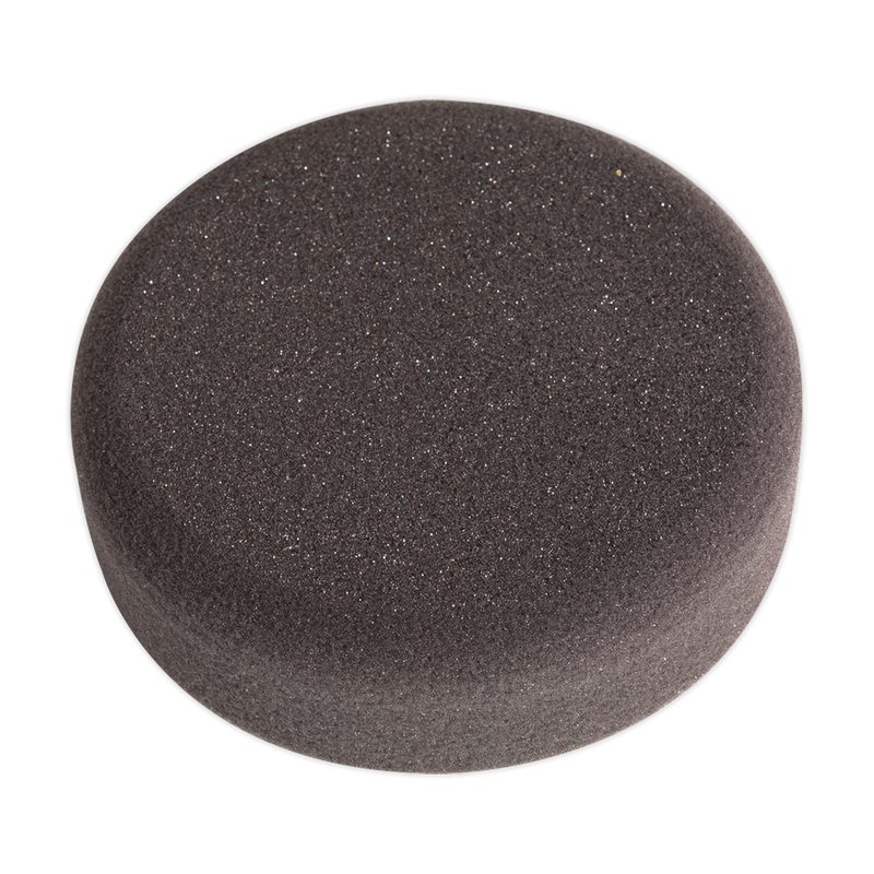 Sealey PTCCHV150P 150 x 50mm Hook-and-Loop Buffing & Polishing Foam Head Black/Soft