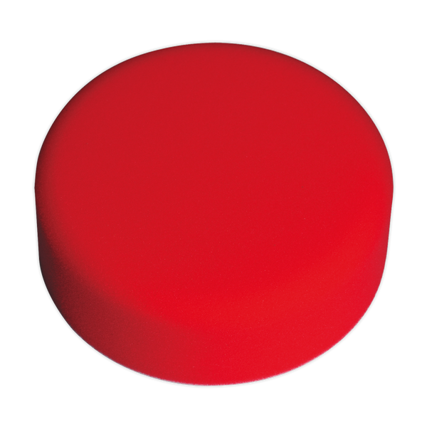 Sealey PTCCHV150R 150 x 50mm Hook-and-Loop Buffing & Polishing Foam Head Red/Ultra-Soft