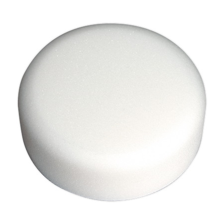 Sealey PTCCHV150W 150 x 50mm Hook-and-Loop Buffing & Polishing Foam Head White/Dense