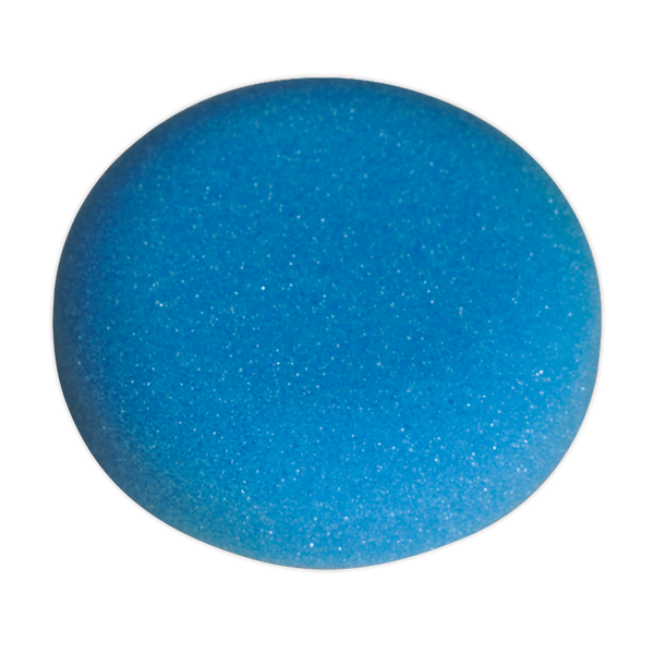 Sealey PTCCHV79B 80 x 25mm Hook-and-Loop Buffing & Polishing Foam Head Blue/Medium