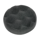 Sealey PTCCHV79P 80 x 25mm Hook-and-Loop Buffing & Polishing Foam Head Black/Soft