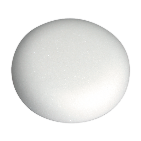 Sealey PTCCHV79W 80 x 25mm Hook-and-Loop Buffing & Polishing Foam Head White/Dense