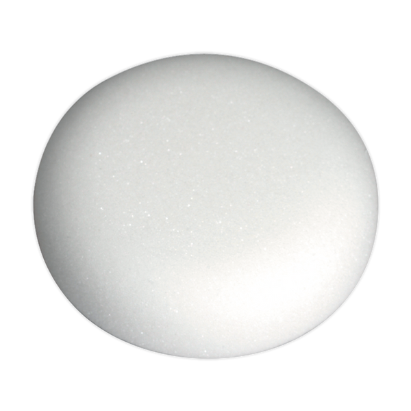 Sealey PTCCHV79W 80 x 25mm Hook-and-Loop Buffing & Polishing Foam Head White/Dense