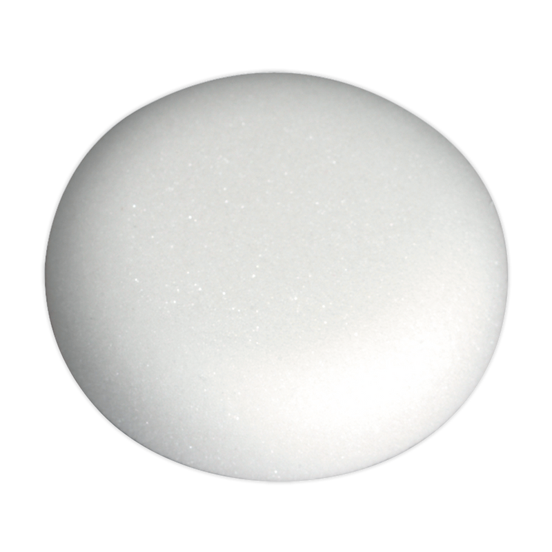Sealey PTCCHV79W 80 x 25mm Hook-and-Loop Buffing & Polishing Foam Head White/Dense