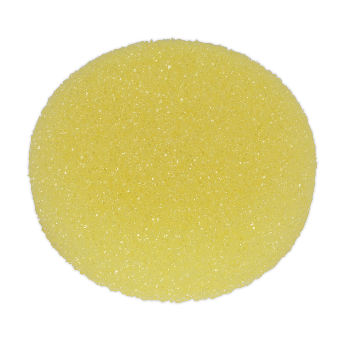 Sealey PTCCHV79Y 80 x 25mm Hook-and-Loop Buffing & Polishing Foam Head - Yellow/Coarse