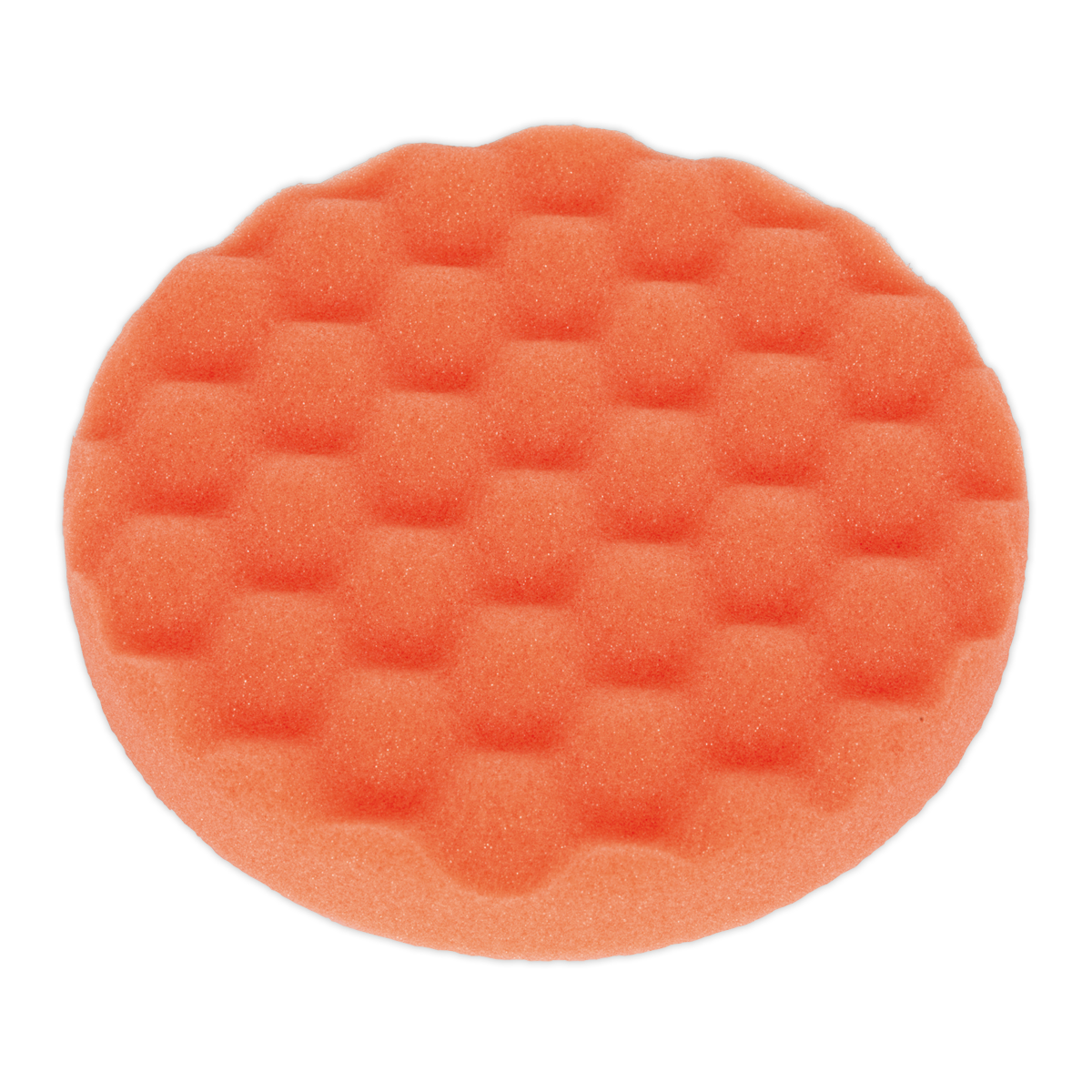 Sealey PTCCHW150O 150 x 25mm Hook-and-Loop Compounding Foam Head - Orange/Firm