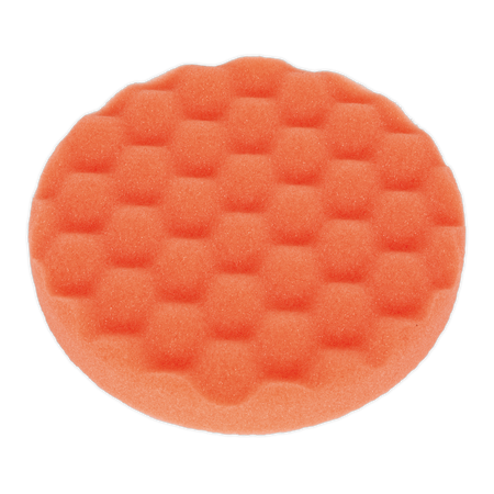 Sealey PTCCHW150O 150 x 25mm Hook-and-Loop Compounding Foam Head - Orange/Firm