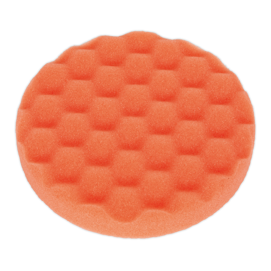 Sealey PTCCHW150O 150 x 25mm Hook-and-Loop Compounding Foam Head - Orange/Firm