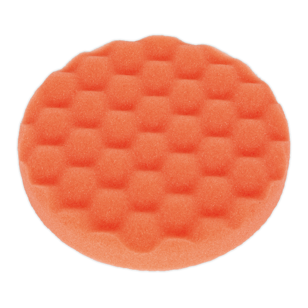 Sealey PTCCHW150O 150 x 25mm Hook-and-Loop Compounding Foam Head - Orange/Firm