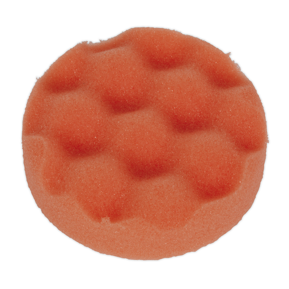 Sealey PTCCHW80O 80 x 25mm Hook-and-Loop Compounding Foam Head - Orange/Firm