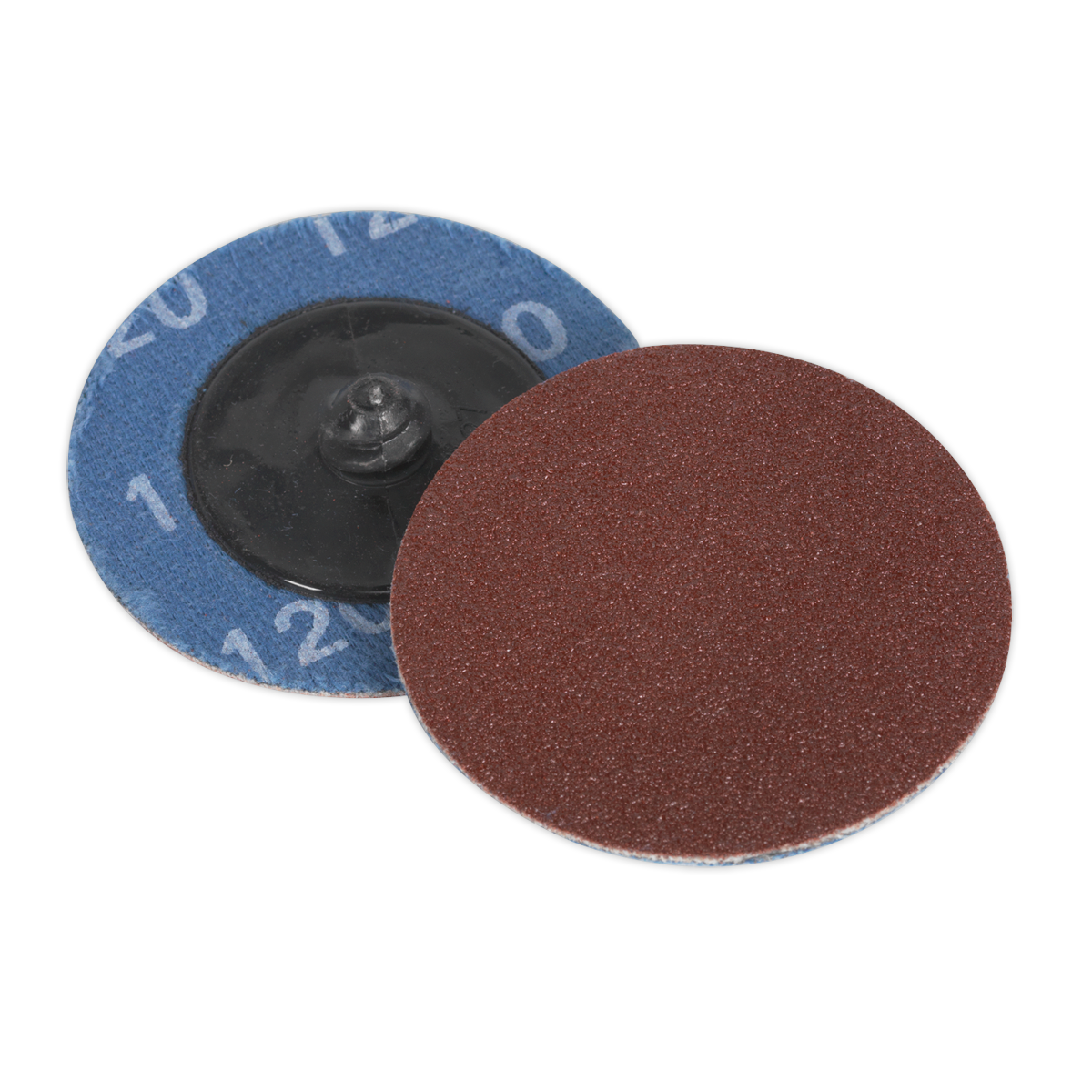 Sealey PTCQC50120 50mm Quick-Change Sanding Disc 120Grit - Pack of 10