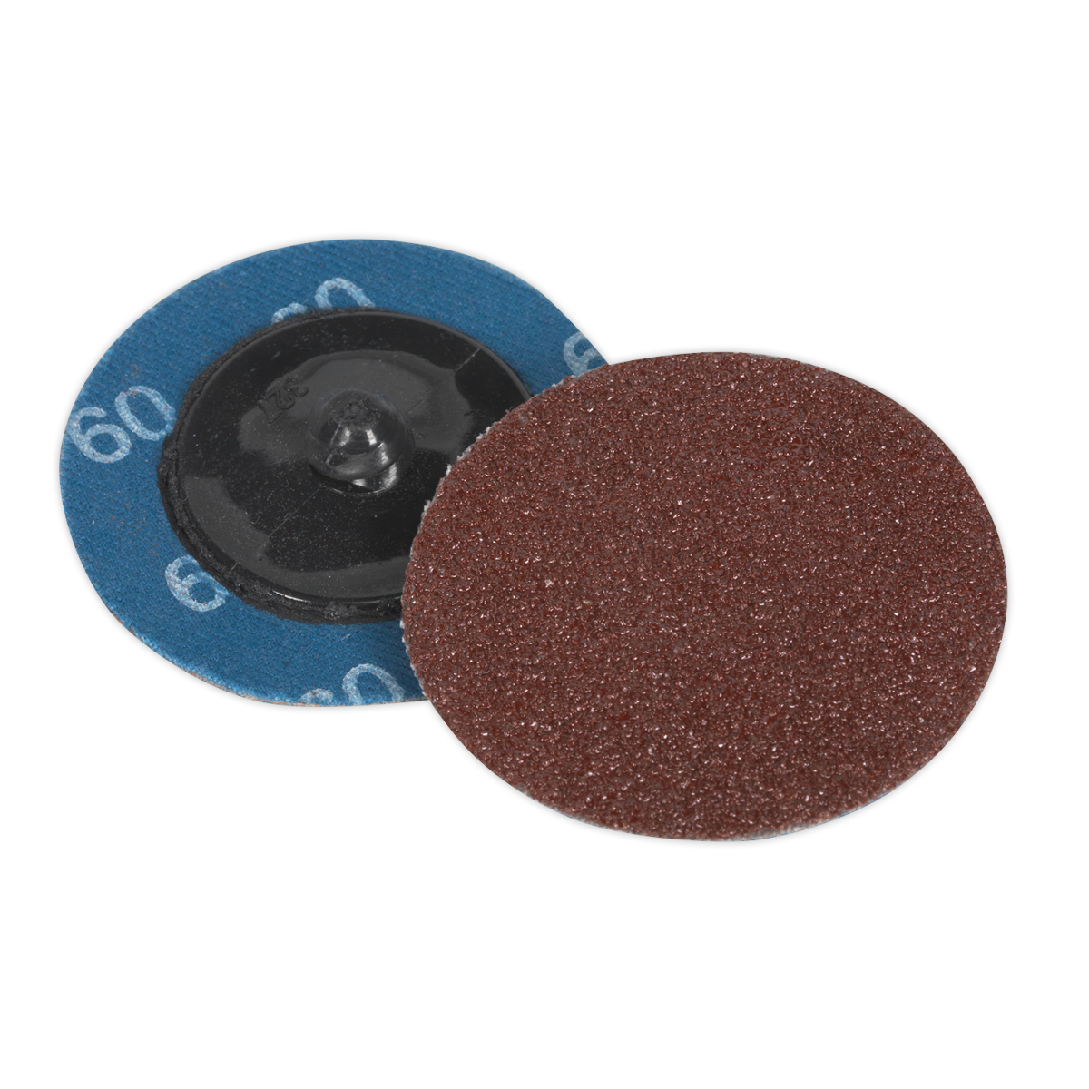 Sealey PTCQC5060 50mm Quick-Change Sanding Disc 60Grit - Pack of 10
