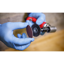 Sealey PTCQC5060 50mm Quick-Change Sanding Disc 60Grit - Pack of 10