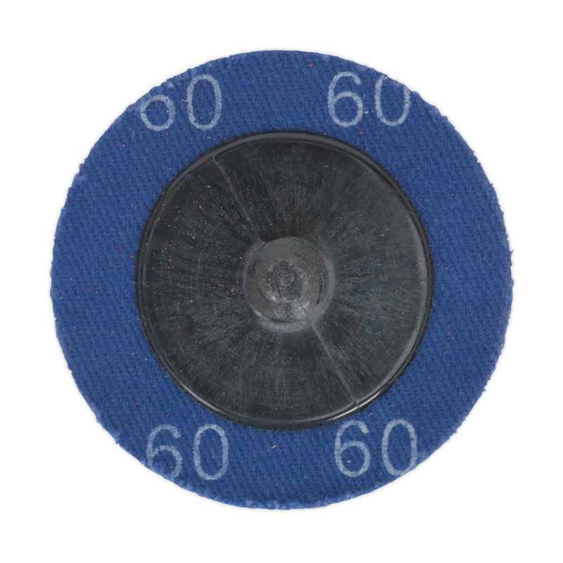 Sealey PTCQC5060 50mm Quick-Change Sanding Disc 60Grit - Pack of 10