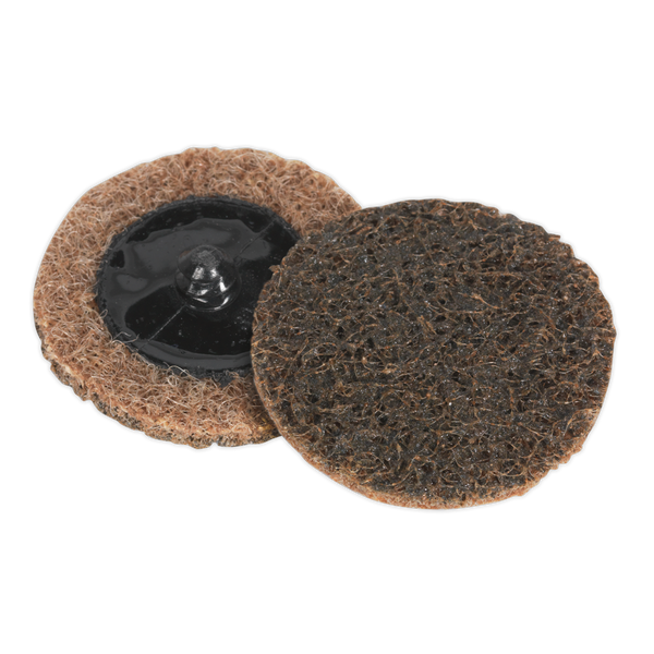 Sealey PTCQC50C 50mm Coarse Quick-Change Preparation Pad - Pack of 10