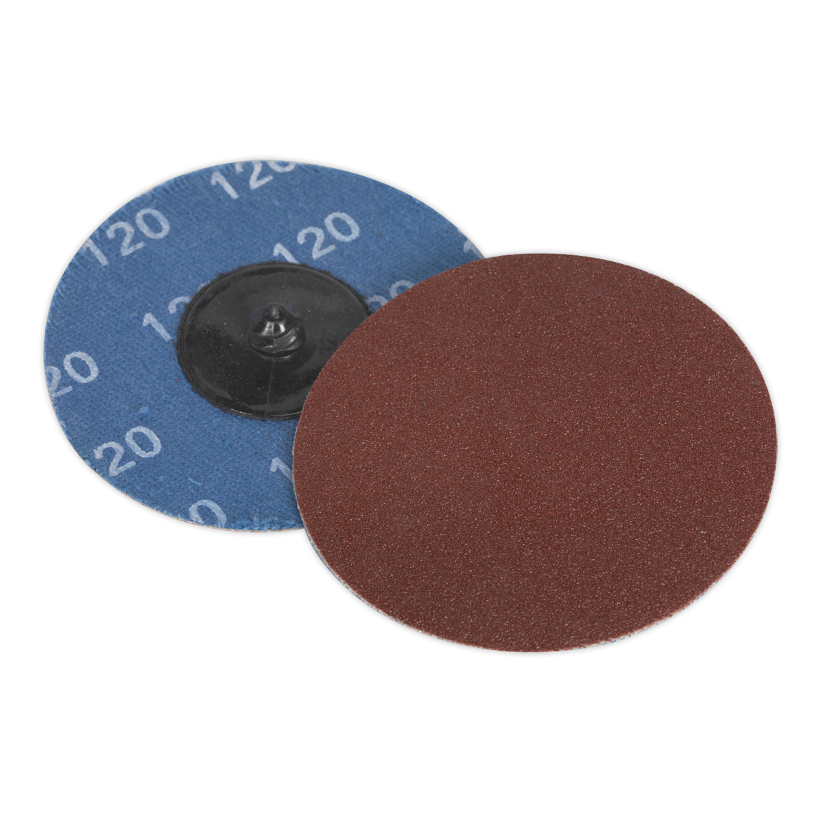 Sealey PTCQC75120 75mm Quick-Change Sanding Disc 120Grit - Pack of 10