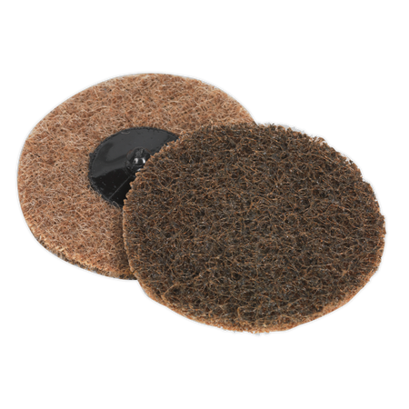 Sealey PTCQC75C 75mm Coarse Quick-Change Preparation Pad - Pack of 10