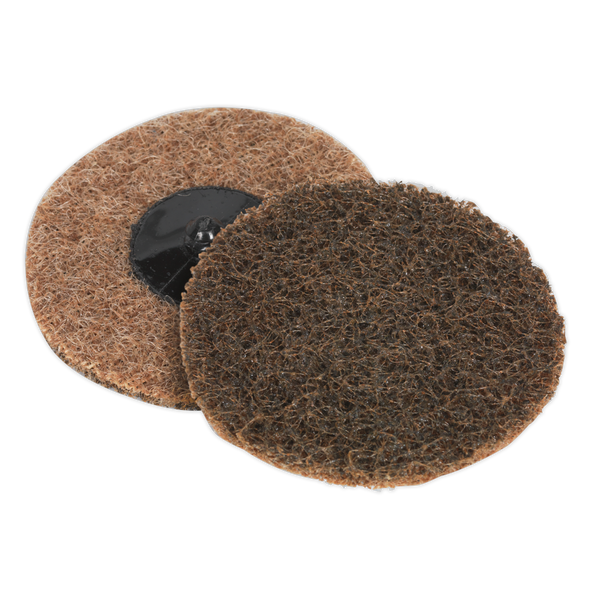 Sealey PTCQC75C 75mm Coarse Quick-Change Preparation Pad - Pack of 10