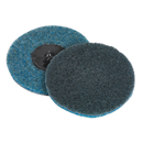 Sealey PTCQC75F 75mm Fine Quick-Change Preparation Pad - Pack of 10