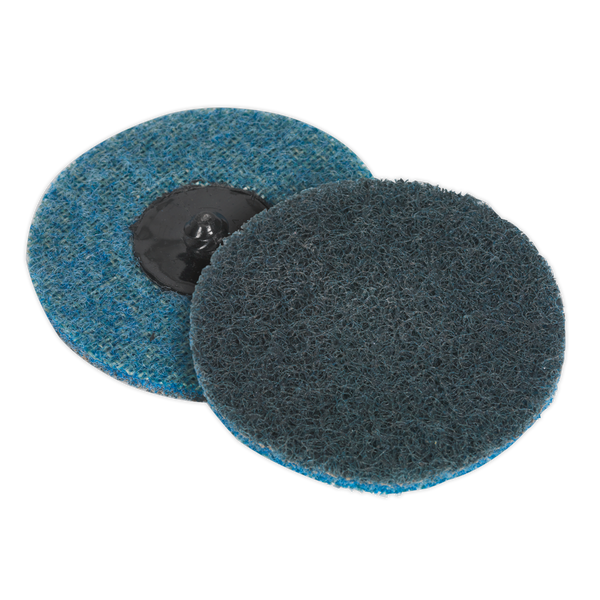 Sealey PTCQC75F 75mm Fine Quick-Change Preparation Pad - Pack of 10