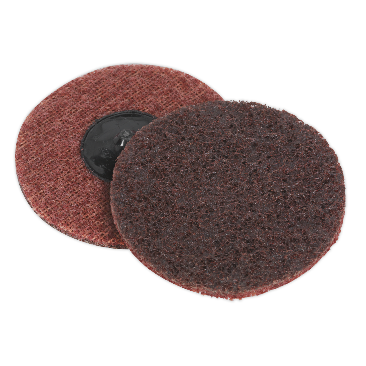 Sealey PTCQC75M 75mm Medium Quick-Change Preparation Pad - Pack of 10