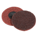 Sealey PTCQC75M 75mm Medium Quick-Change Preparation Pad - Pack of 10