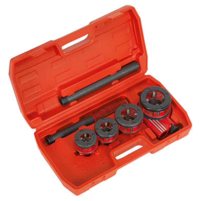 Sealey PTK991 1/2" - 1-1/4"BSPT Pipe Threading Kit