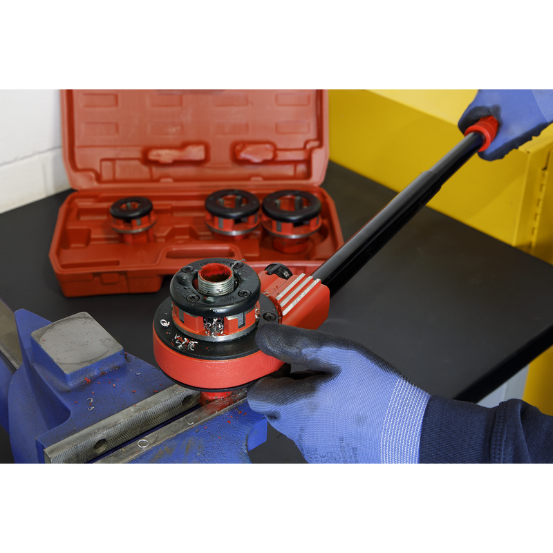 Sealey PTK991 1/2" - 1-1/4"BSPT Pipe Threading Kit