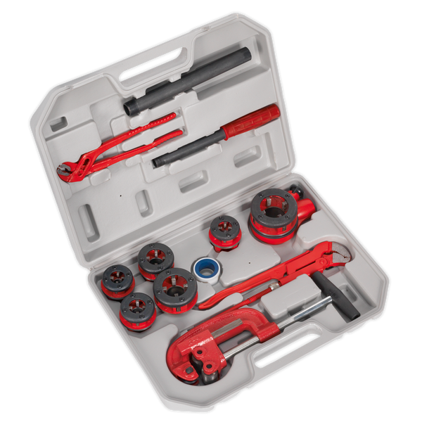 Sealey PTK993 1/4" - 1-1/4"BSPT Pipe Threading Kit