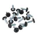 Sealey PTNP3 4.8 x 18mm Black Numberplate Screw - Pack of 50