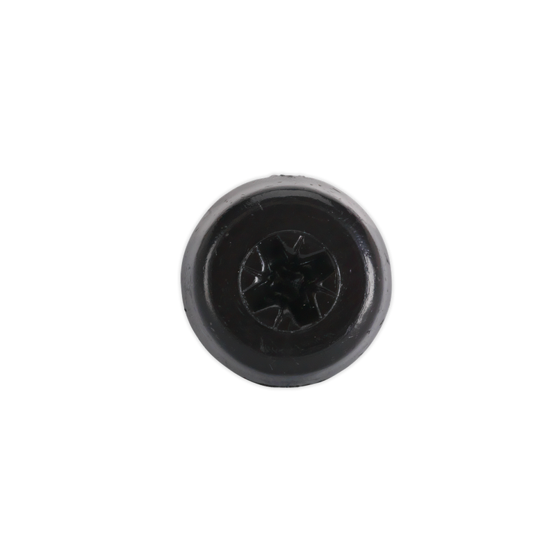 Sealey PTNP3 4.8 x 18mm Black Numberplate Screw - Pack of 50