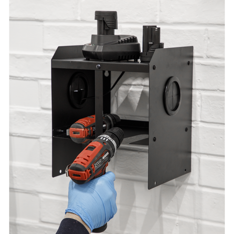 Sealey PTSR2 Power Tool Storage Rack - 2 Bay