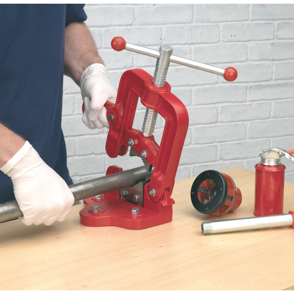 Sealey PV63B 85mm Bench Mounting Pipe Vice