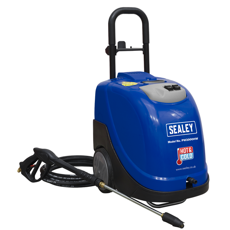 Sealey PW2000HW 135bar Hot/Cold Water Pressure Washer 230V