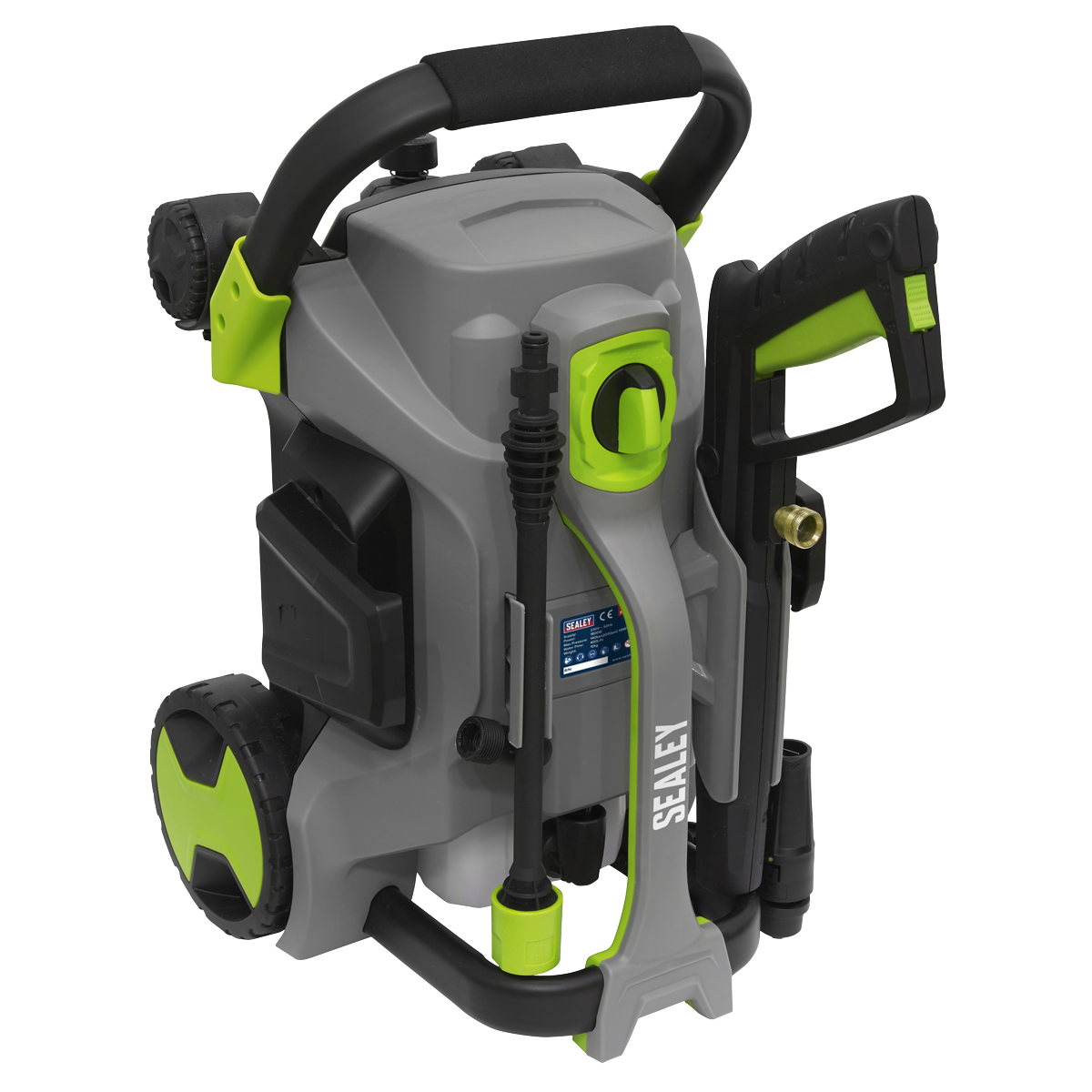 Sealey PW2000PA 140bar Pull-Along Pressure Washer with TSS