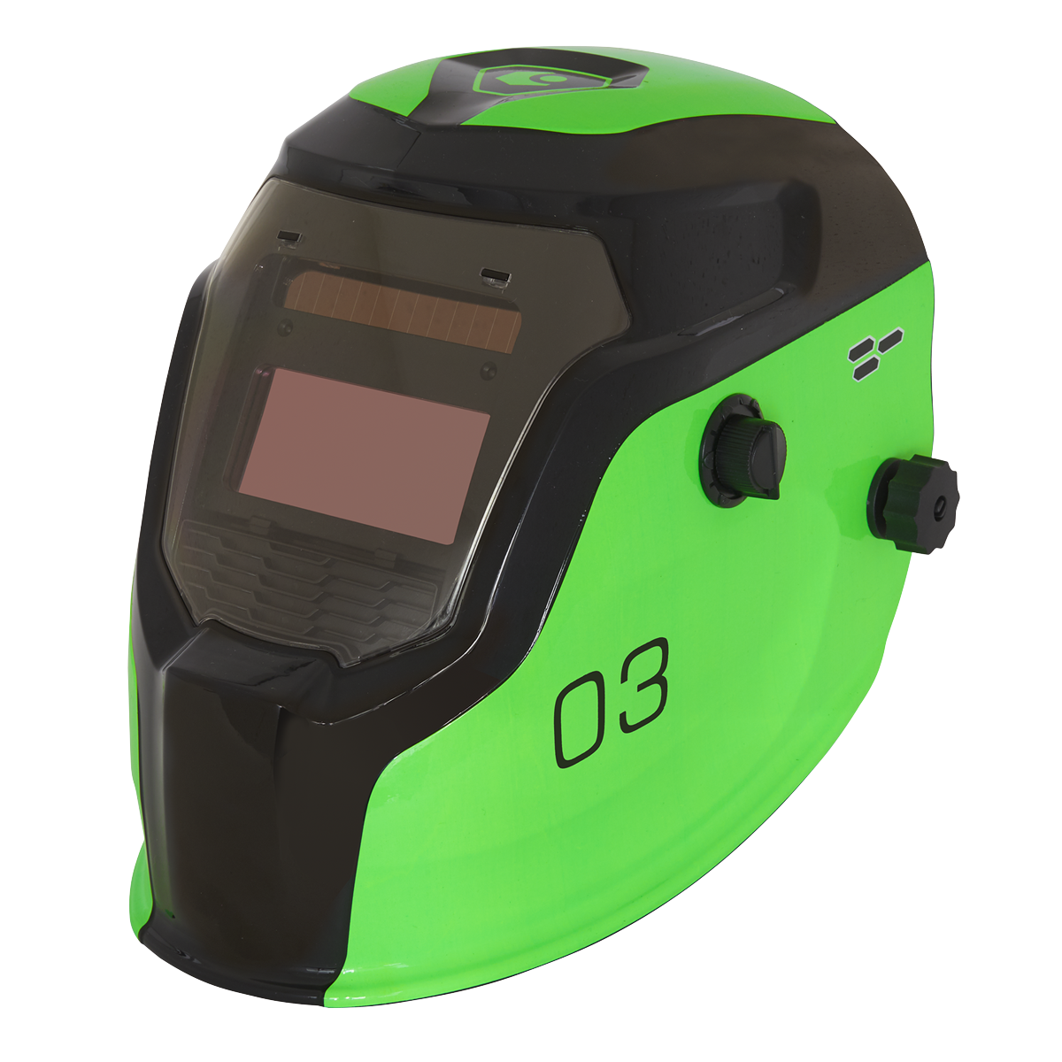Sealey PWH3 Auto Darkening Welding Helmet - Shade 9-13 - Green