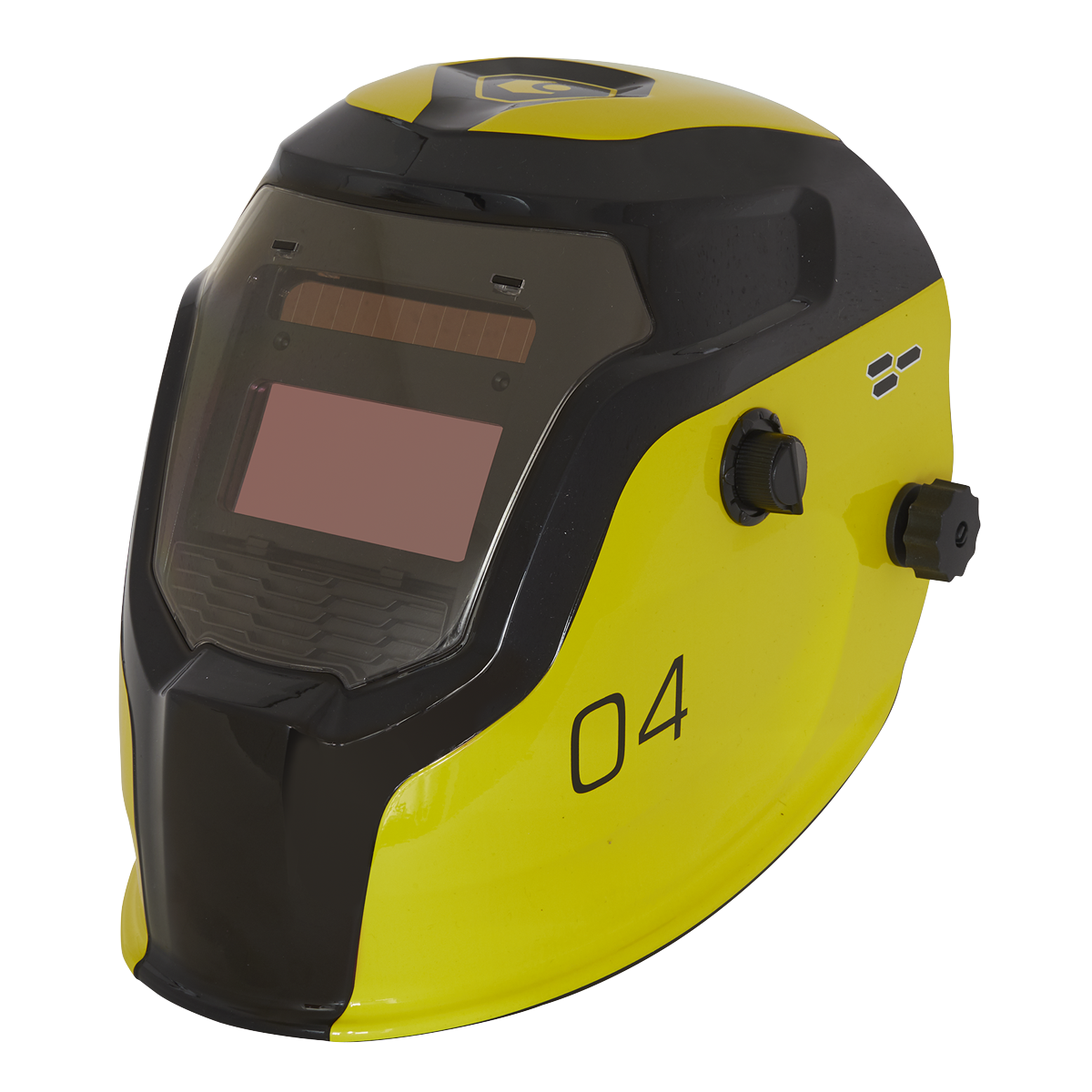 Sealey PWH4 Auto Darkening Welding Helmet - Shade 9-13 - Yellow