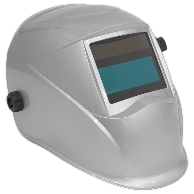 Sealey PWH613 Auto Darkening Welding Helmet - Shade 9-13 - Silver