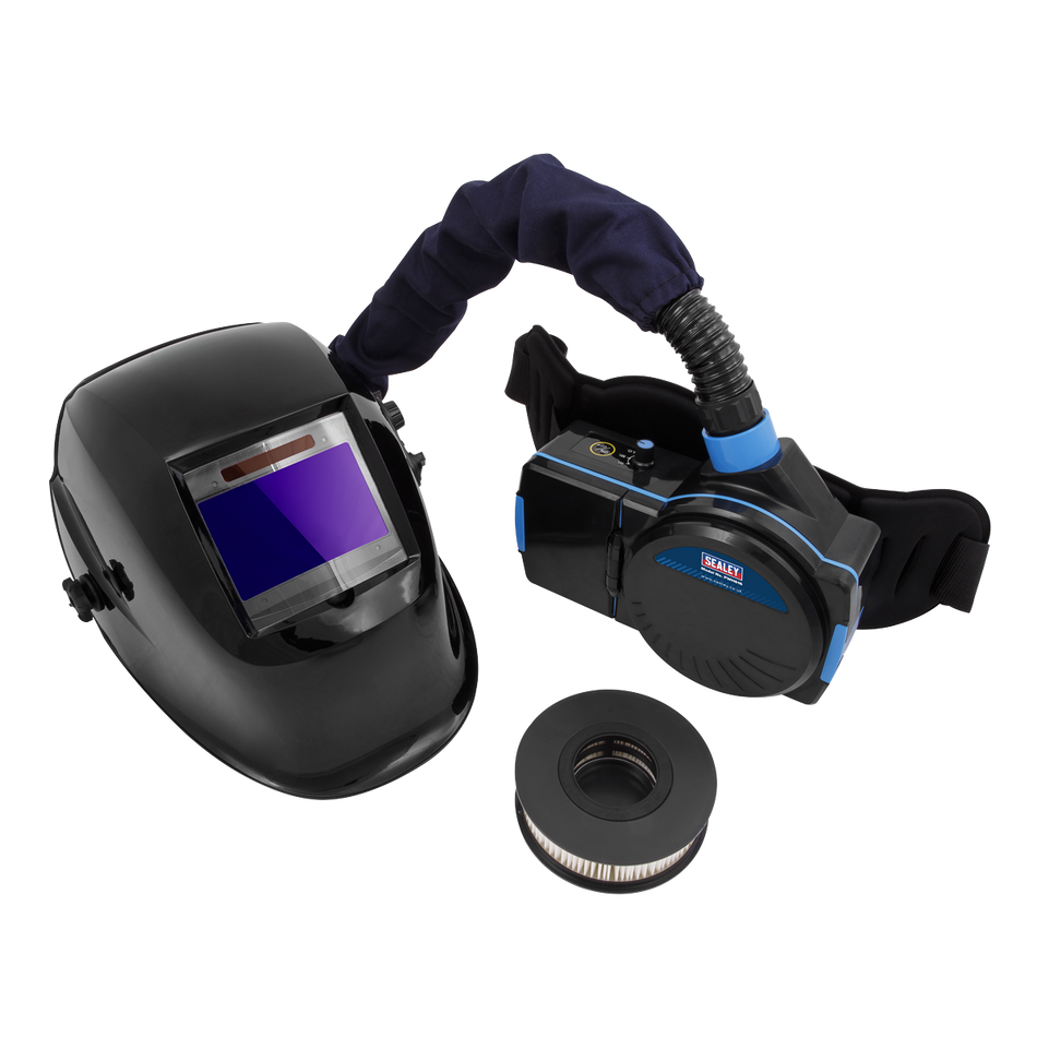 Sealey PWH616 Auto Darkening Welding Helmet with Powered Air Purifying Respirator (PAPR)